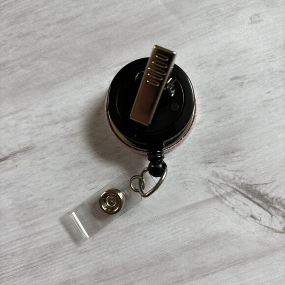 Beehive “Smile” Badge Reel - Cute Bee ID Holder | Nurse, Teacher, Office Gift - Picture 2 of 3